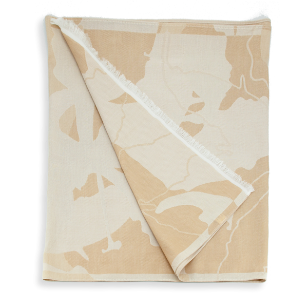 Beige-women's-cotton-stole-Amaryllis