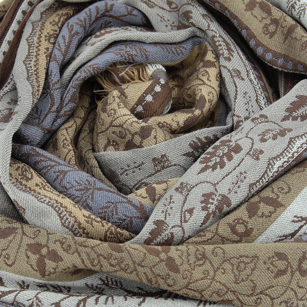 Romain-beige-wool-silk-cotton-men’s-scarf