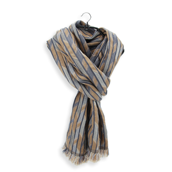 Melbourne-beige-silk-wool-men’s-scarf