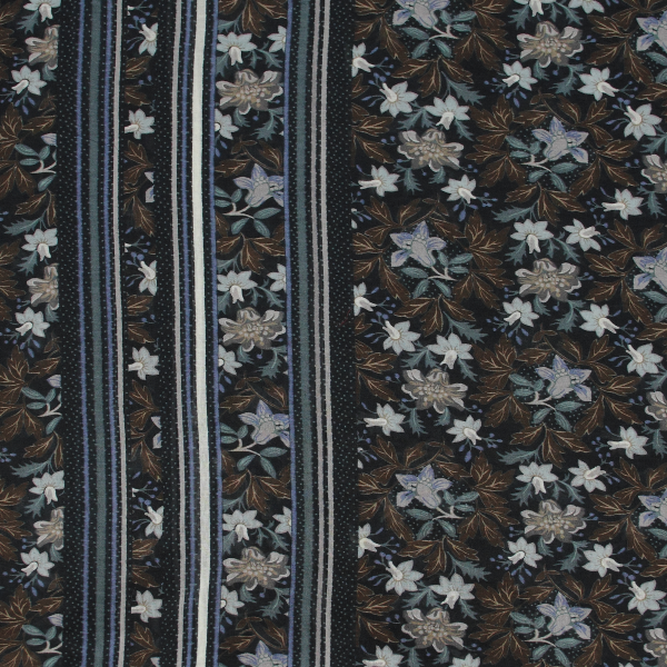 Women's-black-cotton-silk-printed-scarf-Jardin