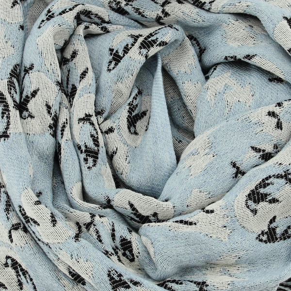 Penguin-blue-wool-children’s-scarf