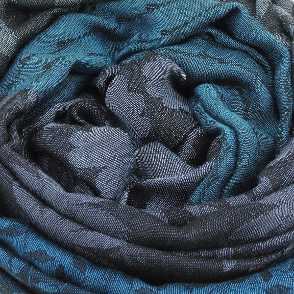 Silk-cotton-rayon-navy-bleu-women’s-stole-large-Jeannette