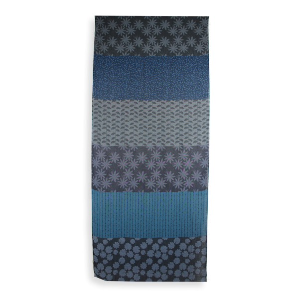 Silk-cotton-rayon-navy-bleu-women’s-stole-large-Jeannette
