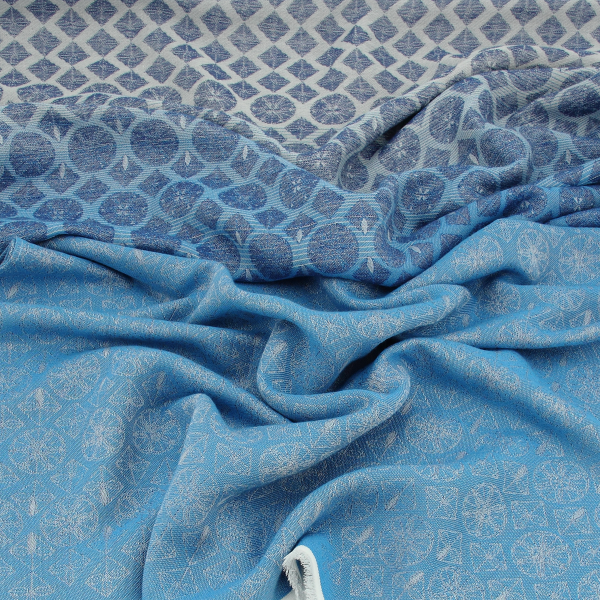 Men's-linen-cotton-scarf-blue-Logo