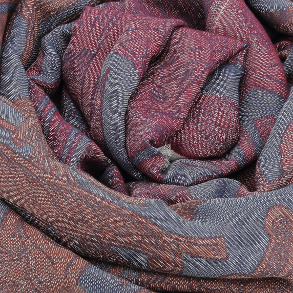 Stole-bio-cotton-certified-red-Egypte