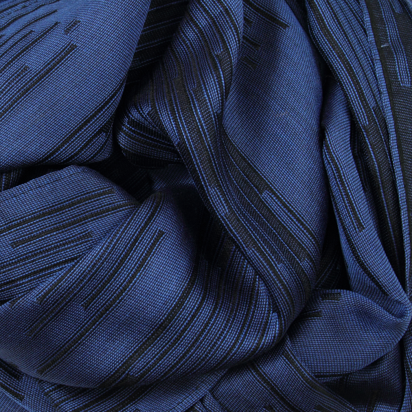 Men's-silk-scarf-blue-made-in-France-Vincent