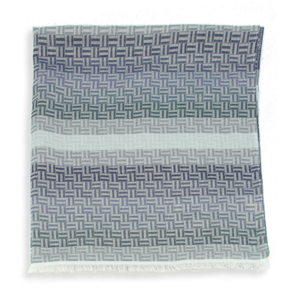 Blue-unisex-cotton-stole-Boreal