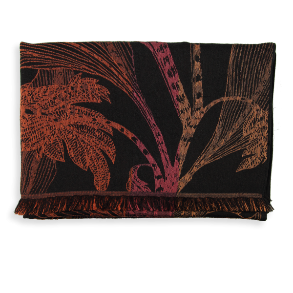 Brown-100% natural-women's-blend-stole-Venise