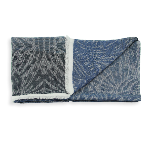 Butterfly-blue-silk-cotton-women’s-scarf