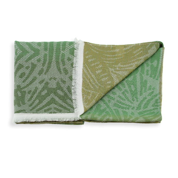 Butterfly-green-silk-cotton-women’s-scarf