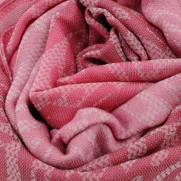 Butterfly-pink-rayon-cotton-women’s-scarf