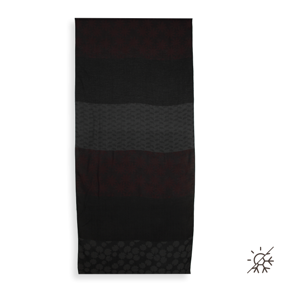 Silk-cotton-rayon-brown-bordeaux-women’s-stole-large-Jeannette