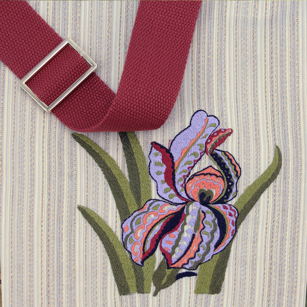 Gold-Iris-women’s-embroidered-woven-shoulder bag