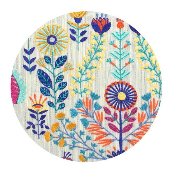 women’s-embroidered-woven bag-solstice d'été-argent