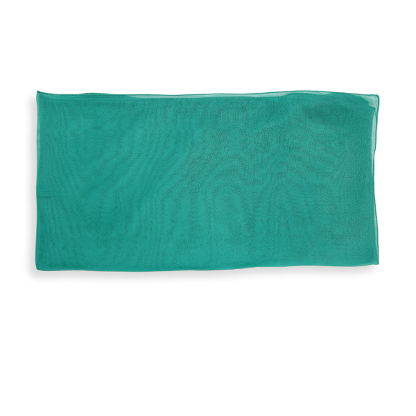Green-emerald-silk-wedding-women's-airy scarf