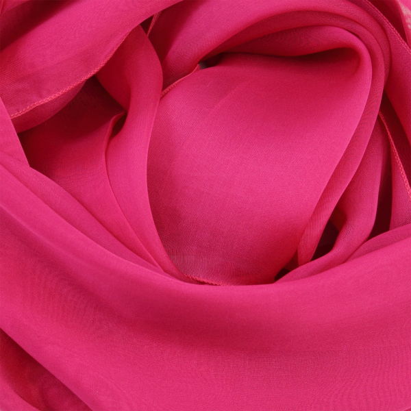 Pink fuchsia-silk-wedding-women's-airy scarf