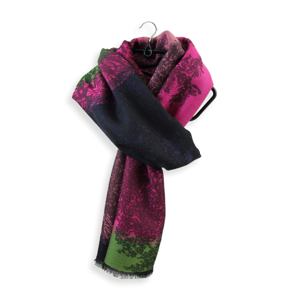 Large-stole-women’s-merino-wool-fuchsia-rose-Jacaranda