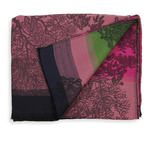 Large-stole-women’s-merino-wool-fuchsia-rose-Jacaranda