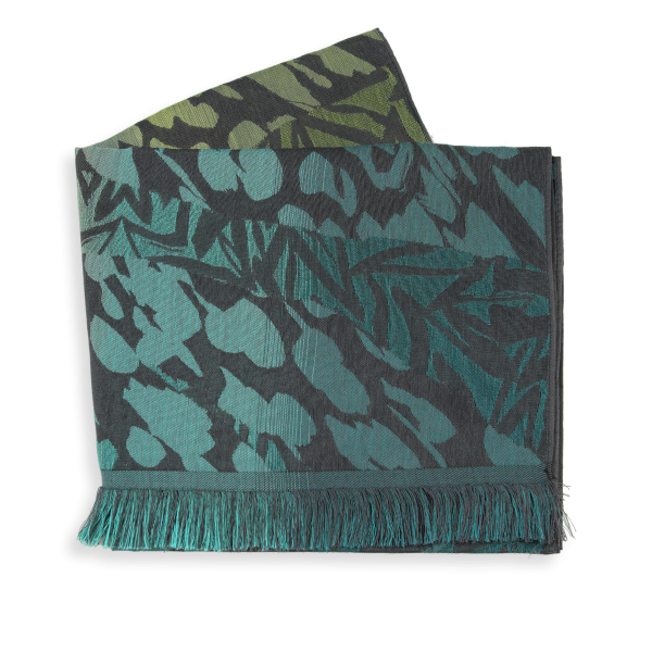 Green-emerald-100% natural-women’s-stole-Savane