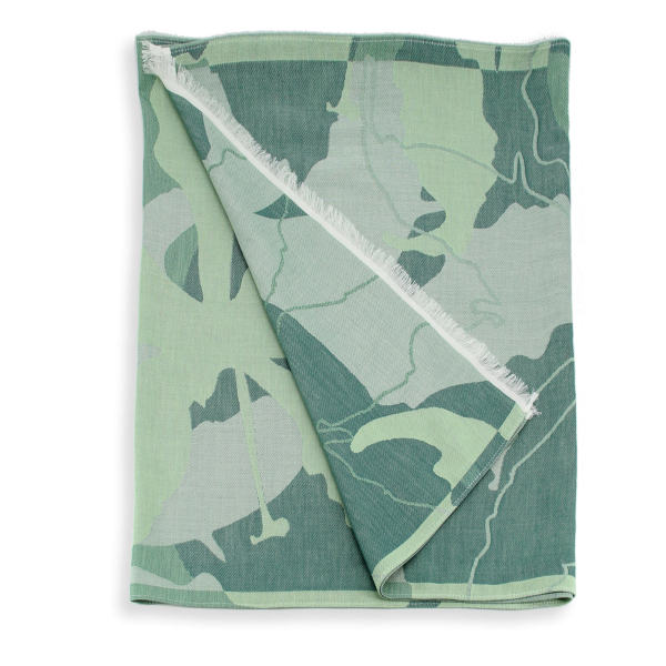 Green-women's-cotton-stole-Amaryllis