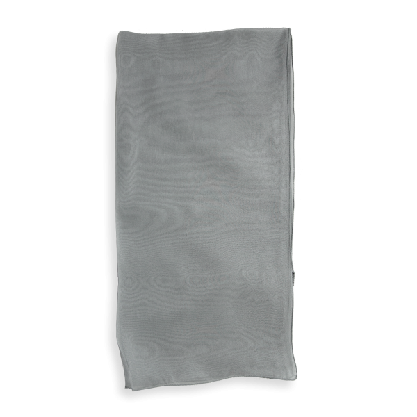 Grey-silk-wedding-women's-airy scarf