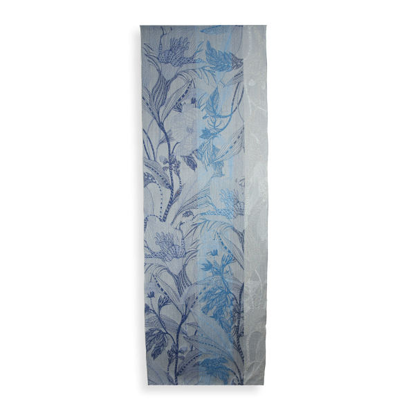 Gray-blue-100% natural-women's-blend-stole-Venise