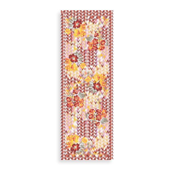 Herringbone-terracotta-cotton-women’s-stole