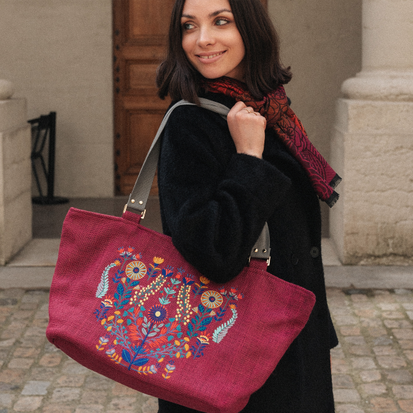 jute tote bag - solstice