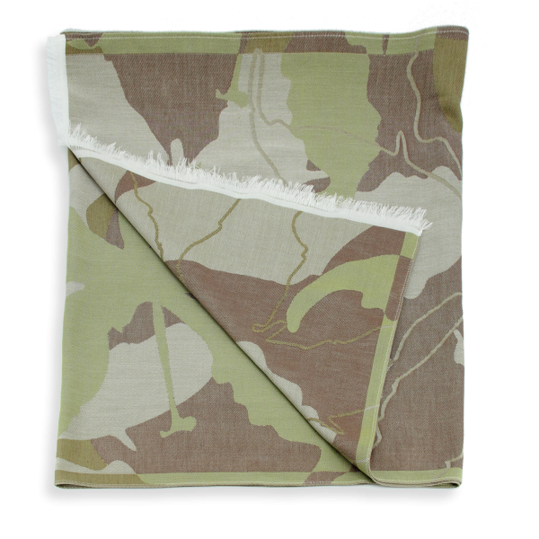 Green-women's-cotton-stole-Amaryllis