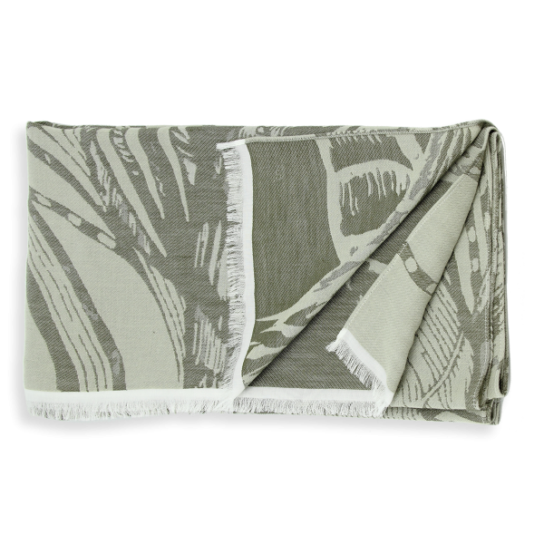 women's-cotton-stole-khaki green-Arum