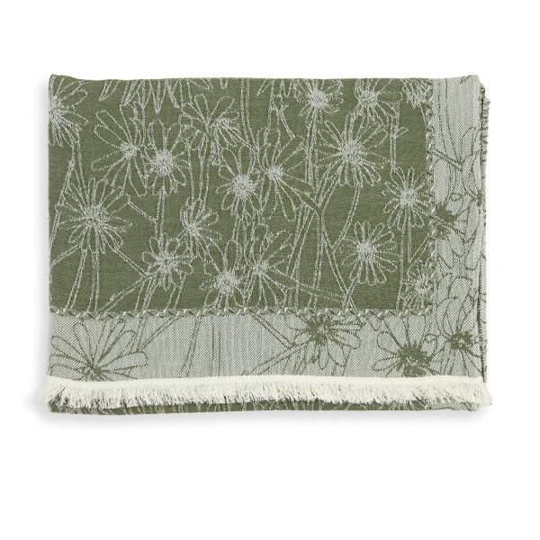 Woman-stole-bio cotton-certified-kaki-Life