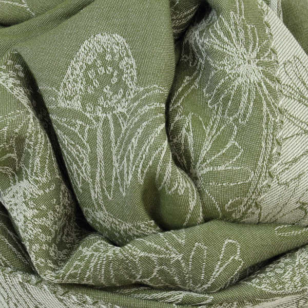 Woman-stole-bio cotton-certified-kaki-Life