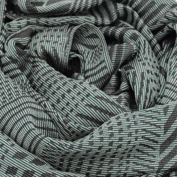 lignt green-silk-Merino wool-men’s-scarf-Kyoto