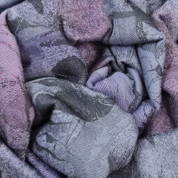 Scarf-women’s-wool-cotton-silk-lilac-pink-Vienne