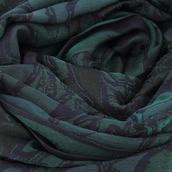 Marine-cotton-silk-wool-women’s-stole-Juliette