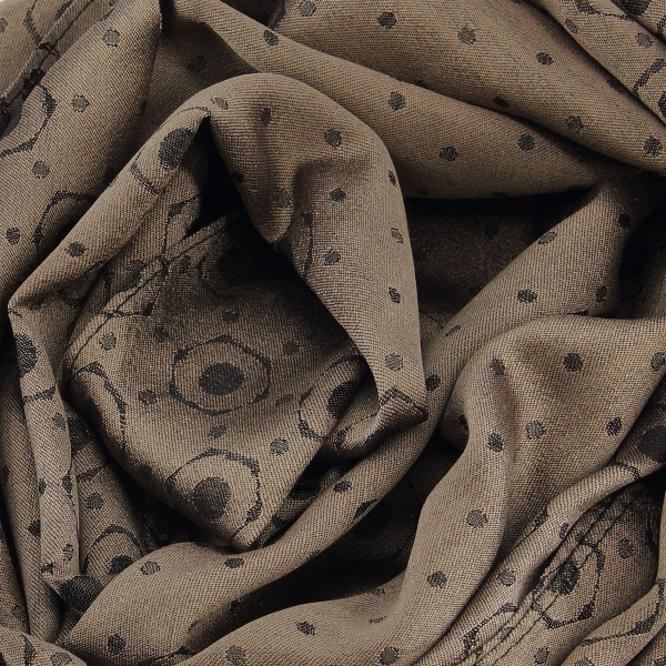 Beige-silk-men's-scarf-Denis-made-in-France