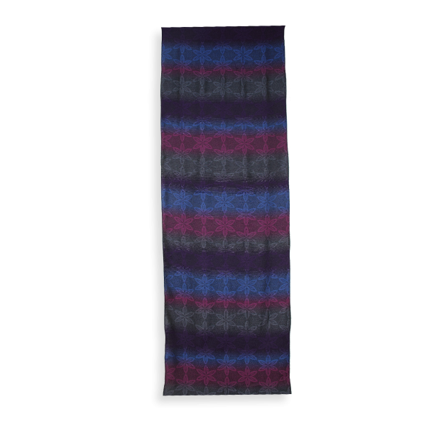 Purple-navy-100% natural-women’s-stole-Boudoir ombre