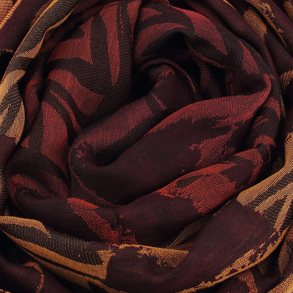 Red-orange-100% natural-women’s-stole-Savane