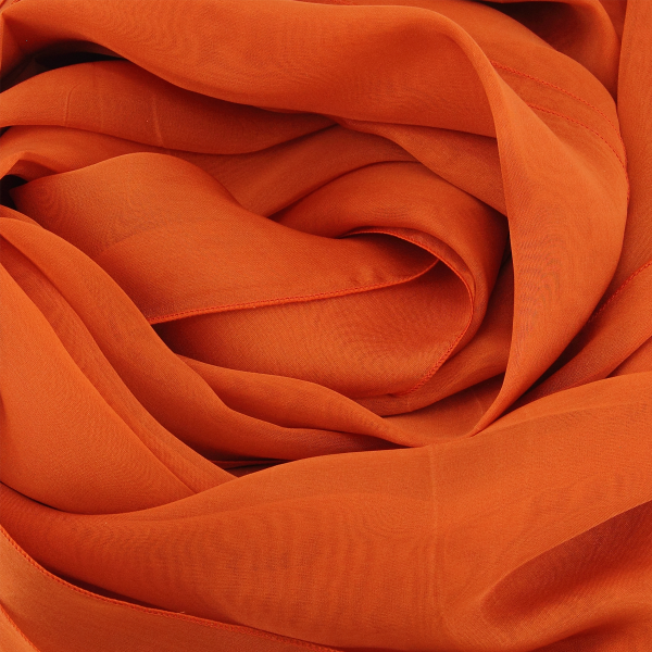 Orange-silk-wedding-women's-stole.