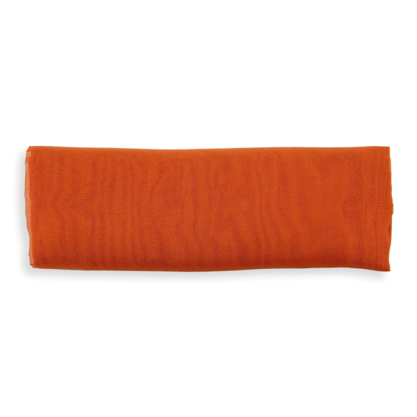 Orange-silk-wedding-women's-stole.