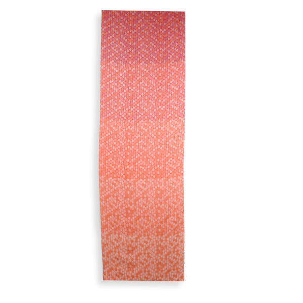Women's-silk-cotton-orange-coral-stole-goutte d'eau