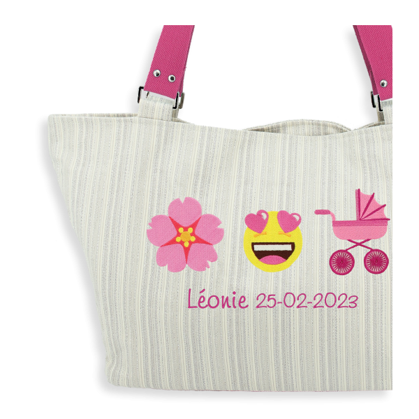 diaper bag - heart