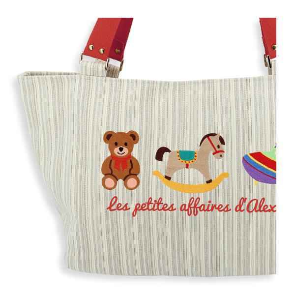 Customizable rocking horse changing bag