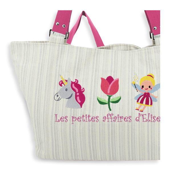 Personalizable diaper bag - Unicorn