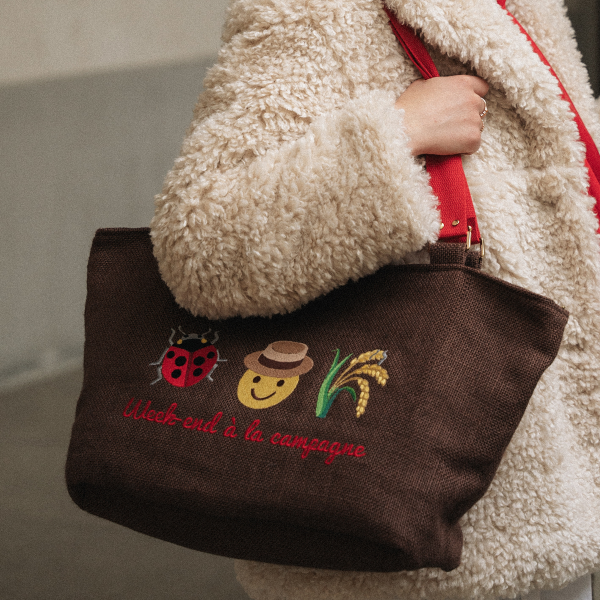 personalizable tote bag - ladybug