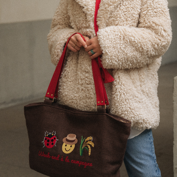 personalizable tote bag - ladybug
