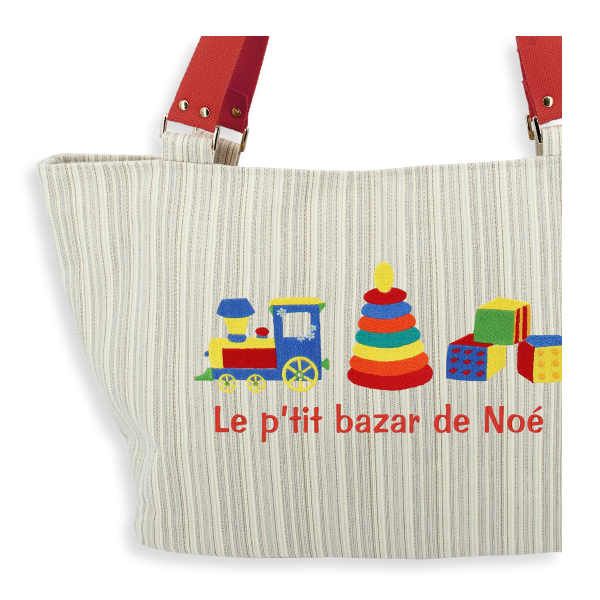 diaper bag - toys
