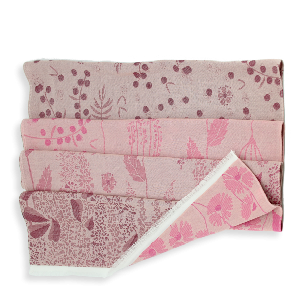 Women's-organic cotton-rose-stole-Jardin
