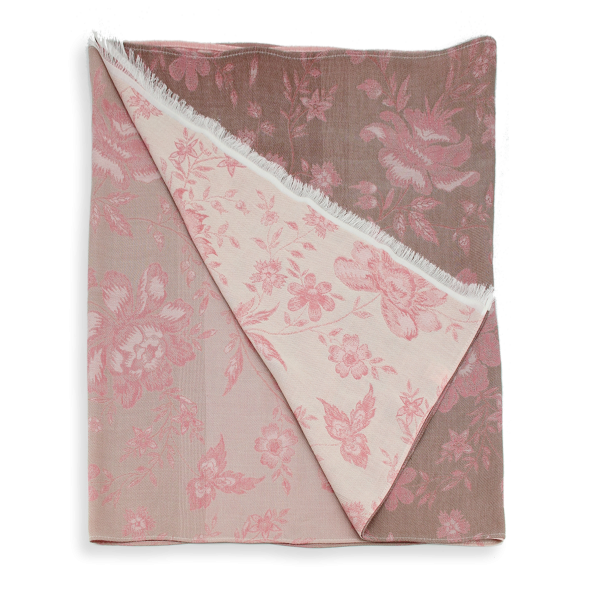 Women's-cotton-linen-pink-stole-Versailles
