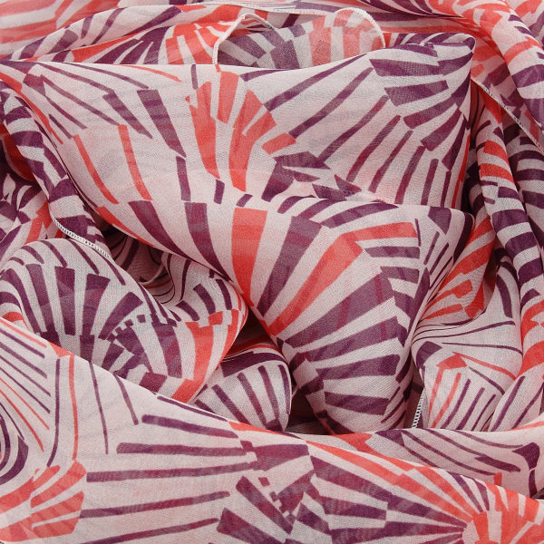 Pink-women's-silk-scraf-printed-Mandala